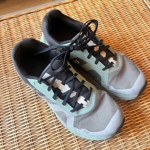 On Running Athletic Shoes - Black and Green